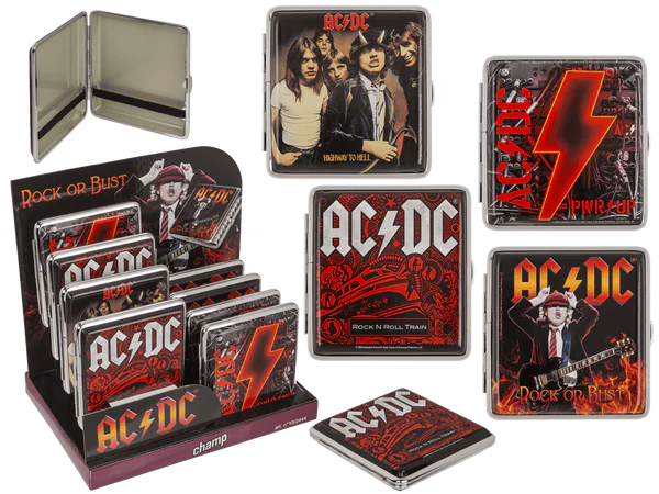 Kuti metalike per cigare  AC/DC