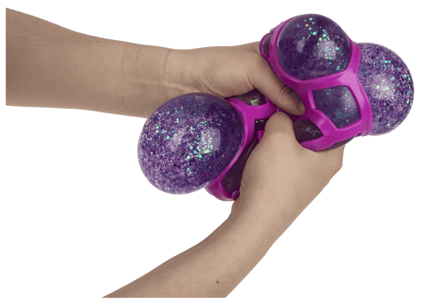 Antistres Rubber net glitter XL