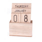 Kalendar Druri "NATURAL WOODEN"