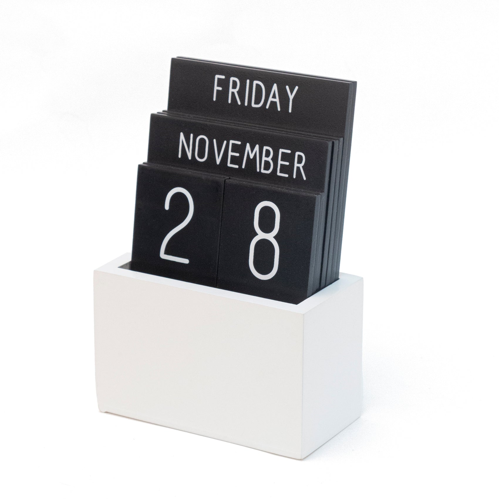 Kalendar Druri "BLACK WOODEN"