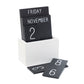 Kalendar Druri "BLACK WOODEN"