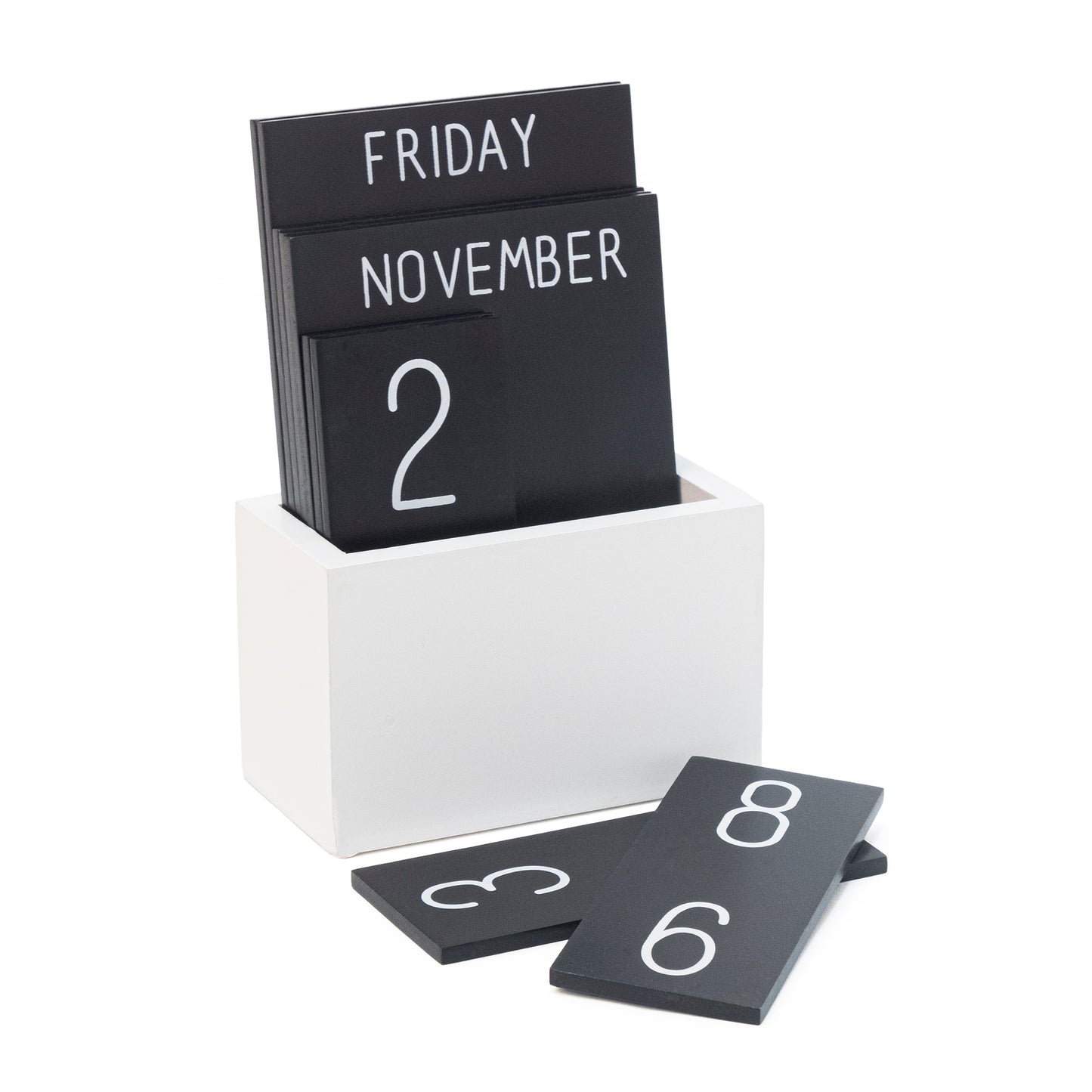 Kalendar Druri "BLACK WOODEN"