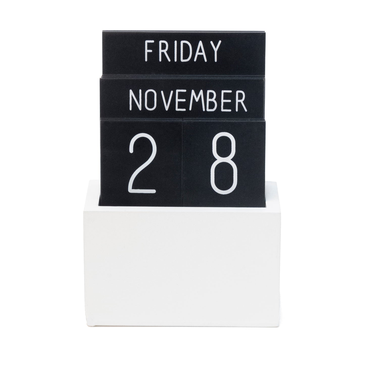 Kalendar Druri "BLACK WOODEN"