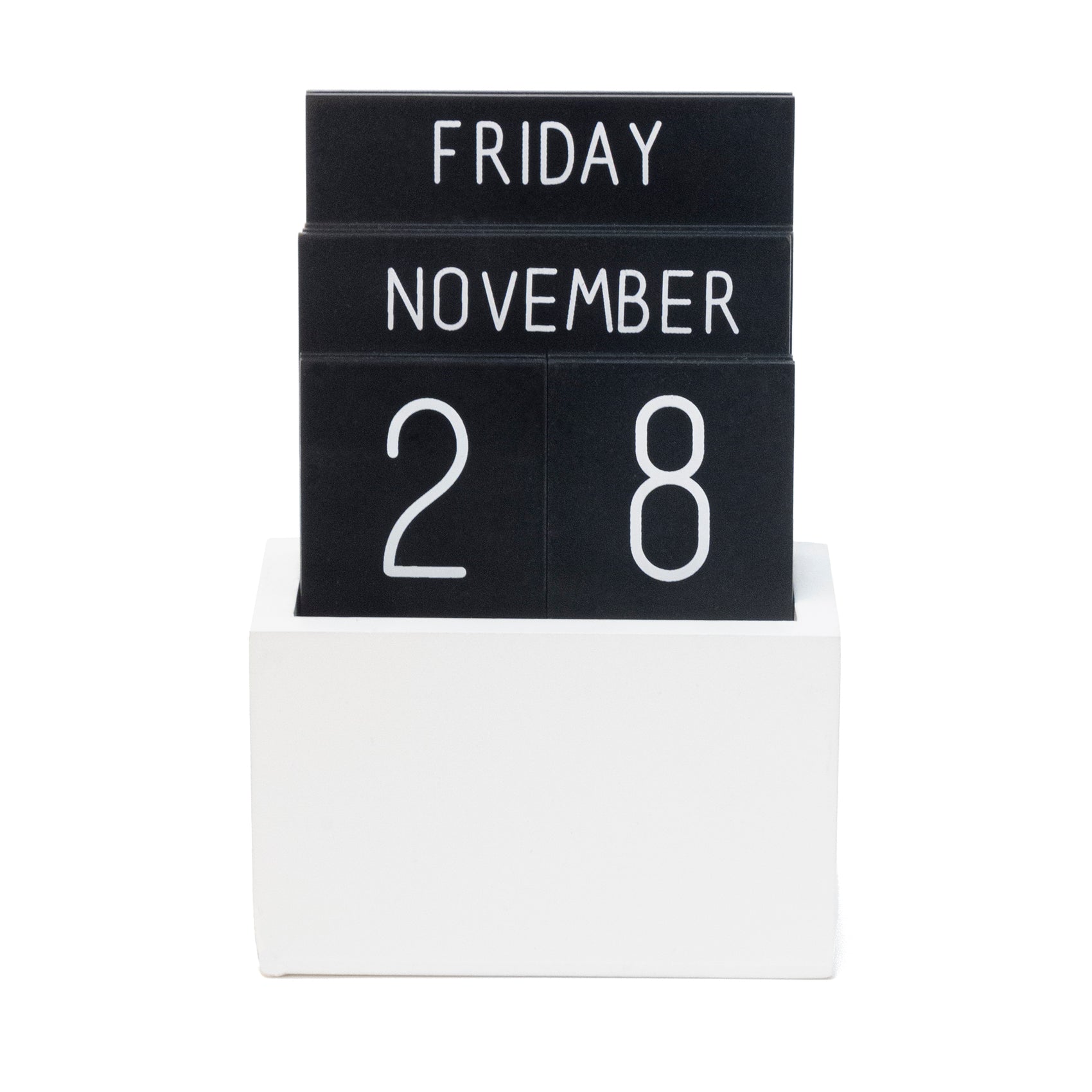 Kalendar Druri "BLACK WOODEN"