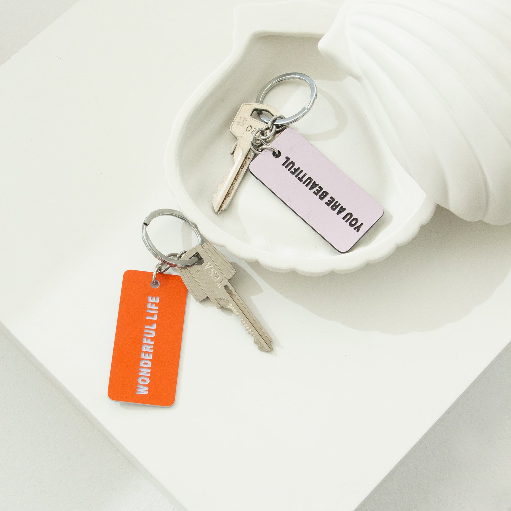 Mbajtese celsash set 2 cope "PINK & ORANGE"