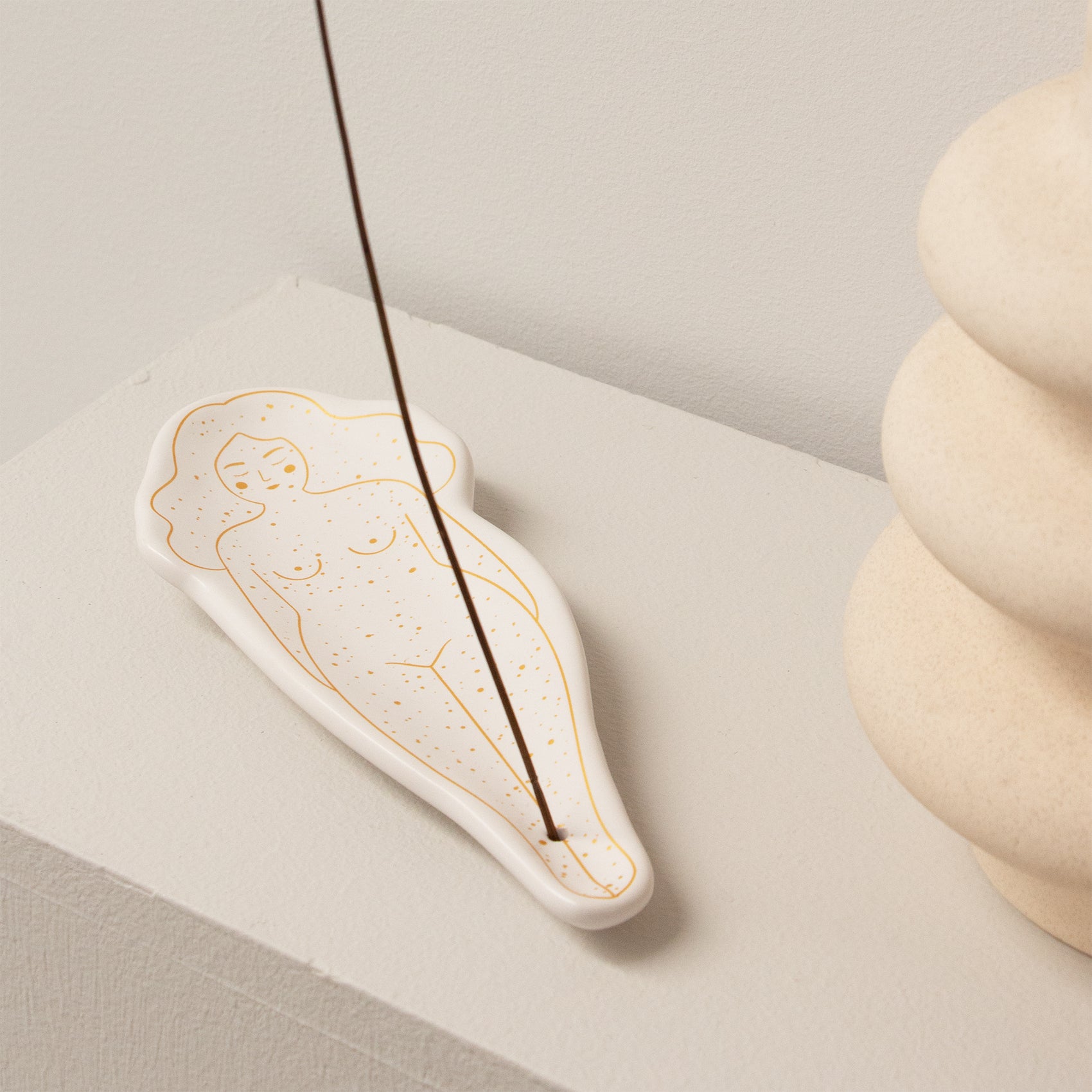 White Tits Incense Burner