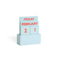 Kalendar Druri "Light Blue"
