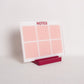 Mbajtese shenimesh me marker "RANDOM NOTES Pink"