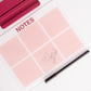 Mbajtese shenimesh me marker "RANDOM NOTES Pink"