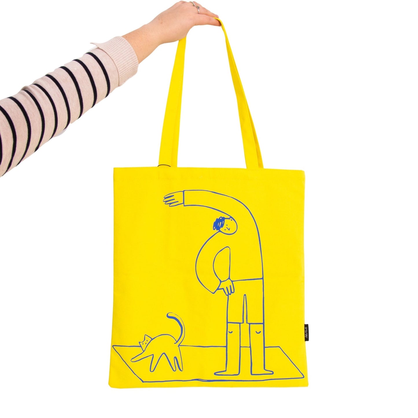 Tote bag "LIFE IS SIMPLE YELLOW"