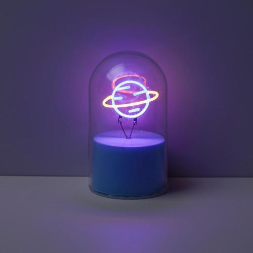 Glass Dome lamp Saturn