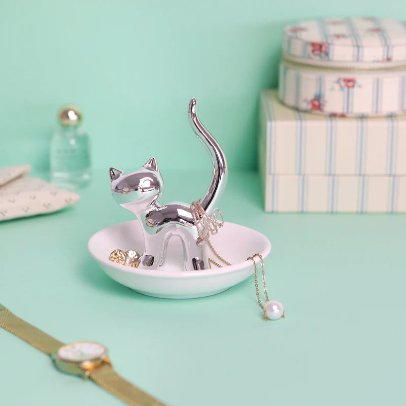 Mbajtese bizhush Gatto Silver