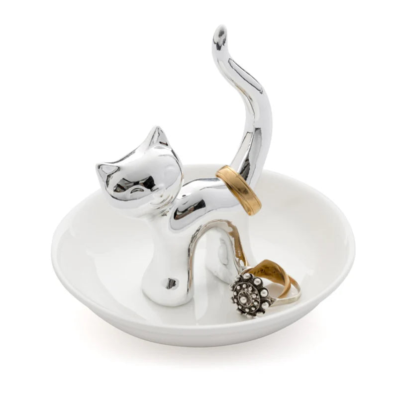 Mbajtese bizhush Gatto Silver