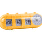 Ore me alarm Retro Tube Calendar Flip Yellow