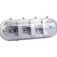 Ore me alarm Retro Tube Calendar Flip Silver