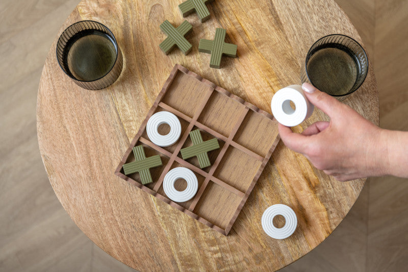 Loje Tic Tac Toe Jeshile MDF