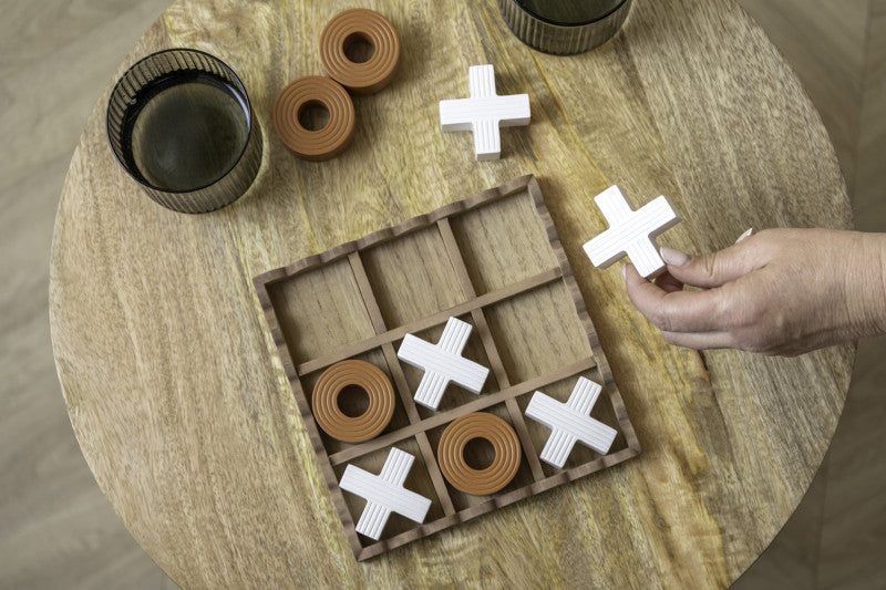 Loje Tic Tac Toe Portokalli MDF