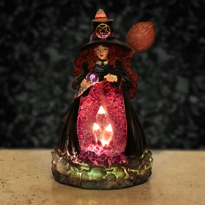 Witches Crystal Cave LED Incense Burner