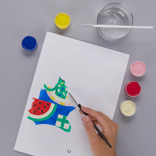 Paint by numbers set Le Petit-Déjeuner