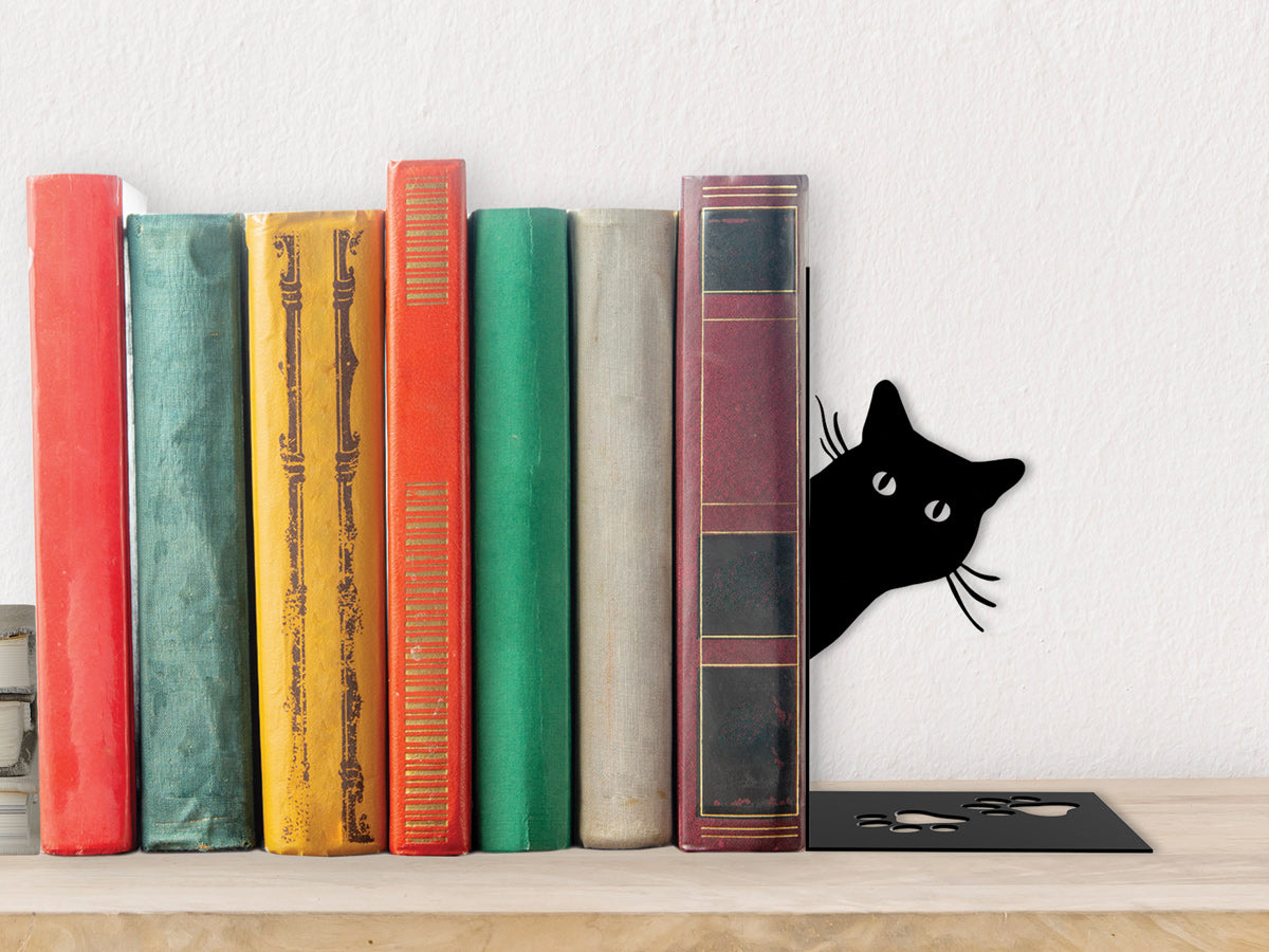 Bookend Cat