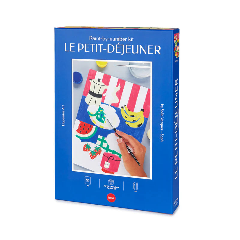 Paint by numbers set Le Petit-Déjeuner