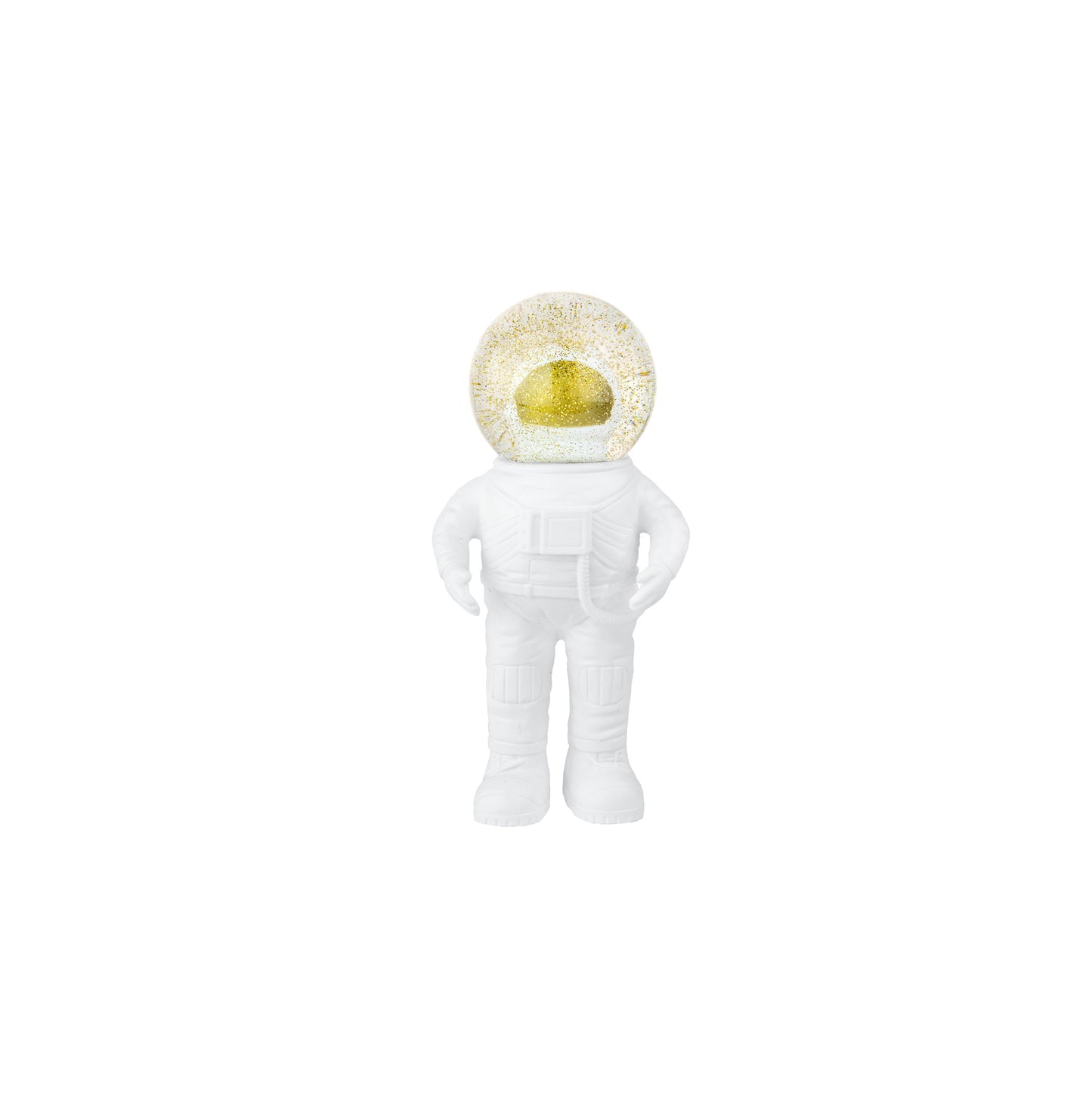 The Astronauts snow globe medium white