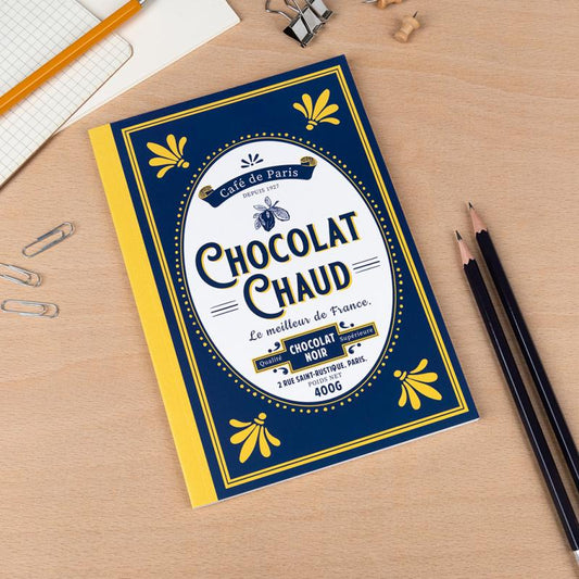 A6 notebook - Café de Paris "chocolate chaud"