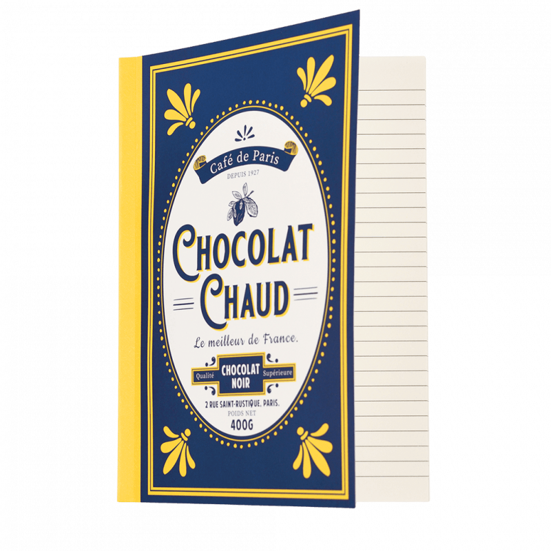 A5 notebook - Café de paris "chocolate chaud"