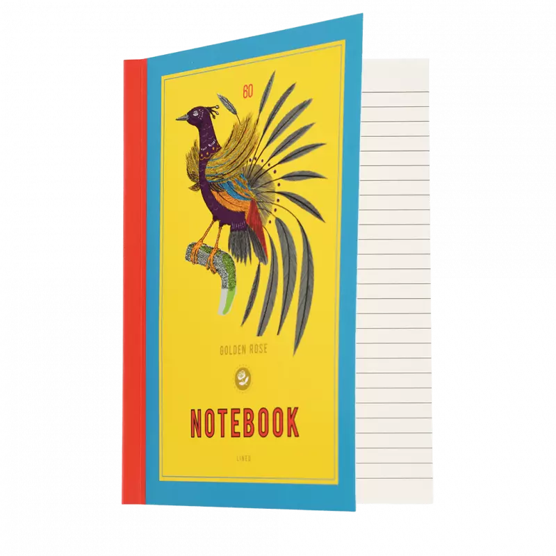 A5 notebook - Golden rose syrup