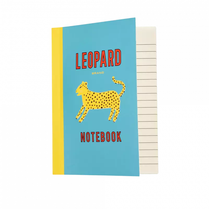 A6 notebook - Leopard