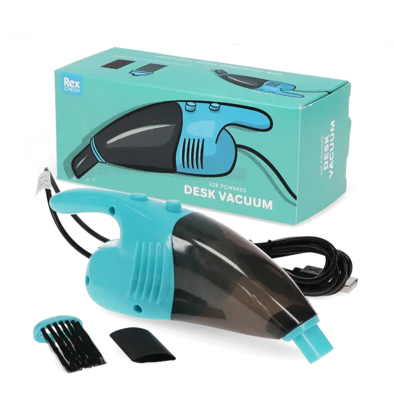 USB powered desk vacuum