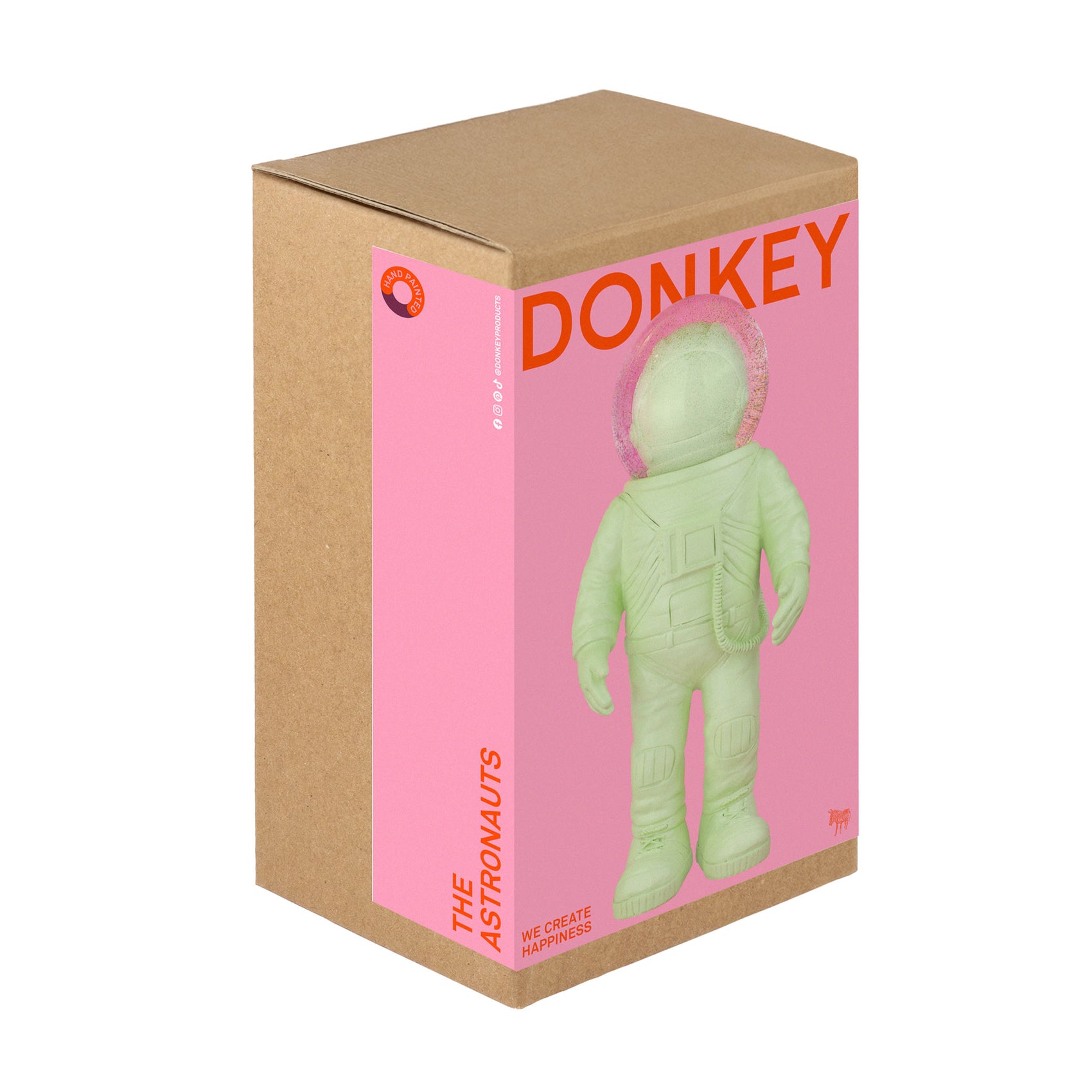 Snow globe Astronaut Giant green