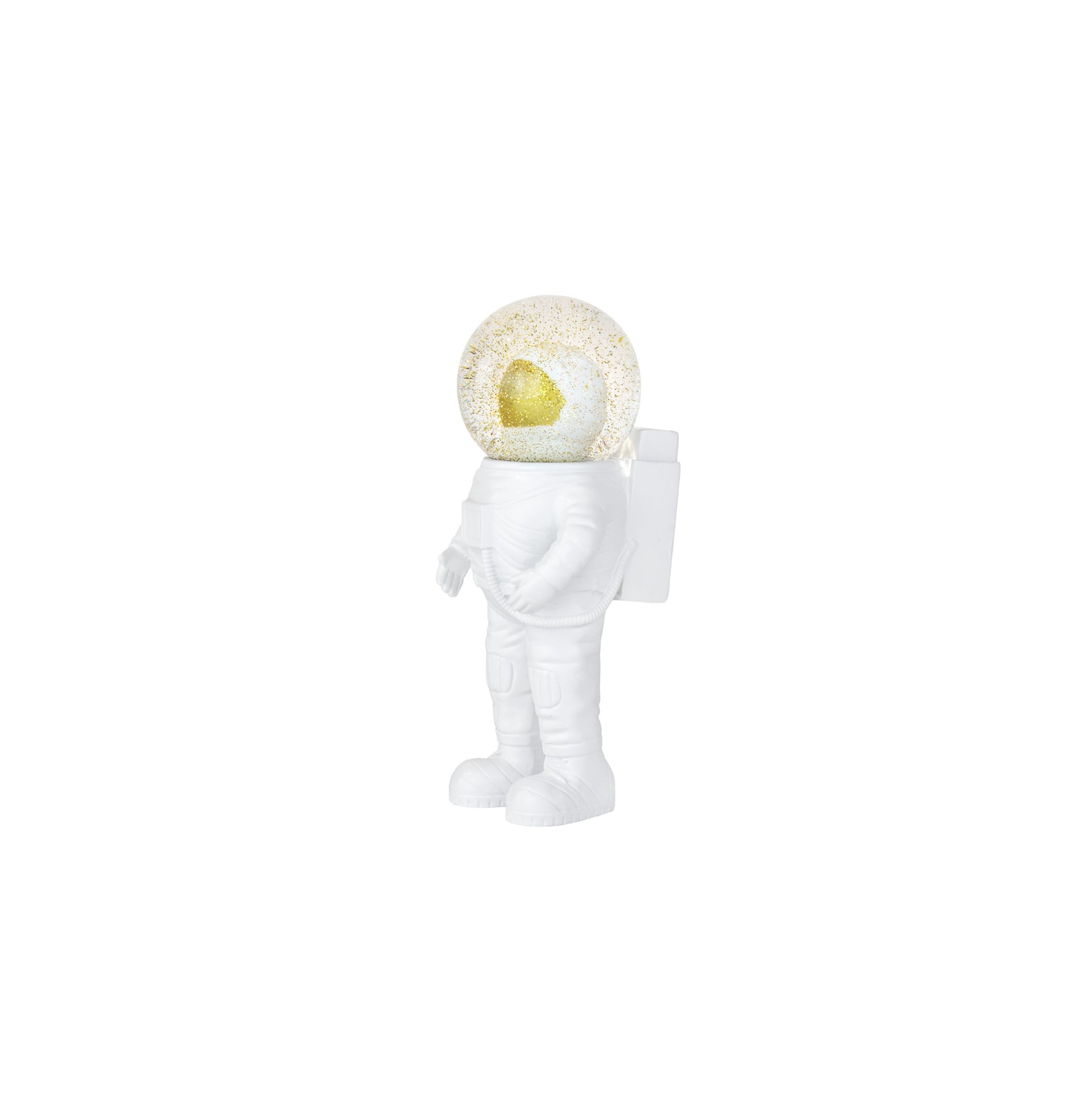 The Astronauts snow globe medium white