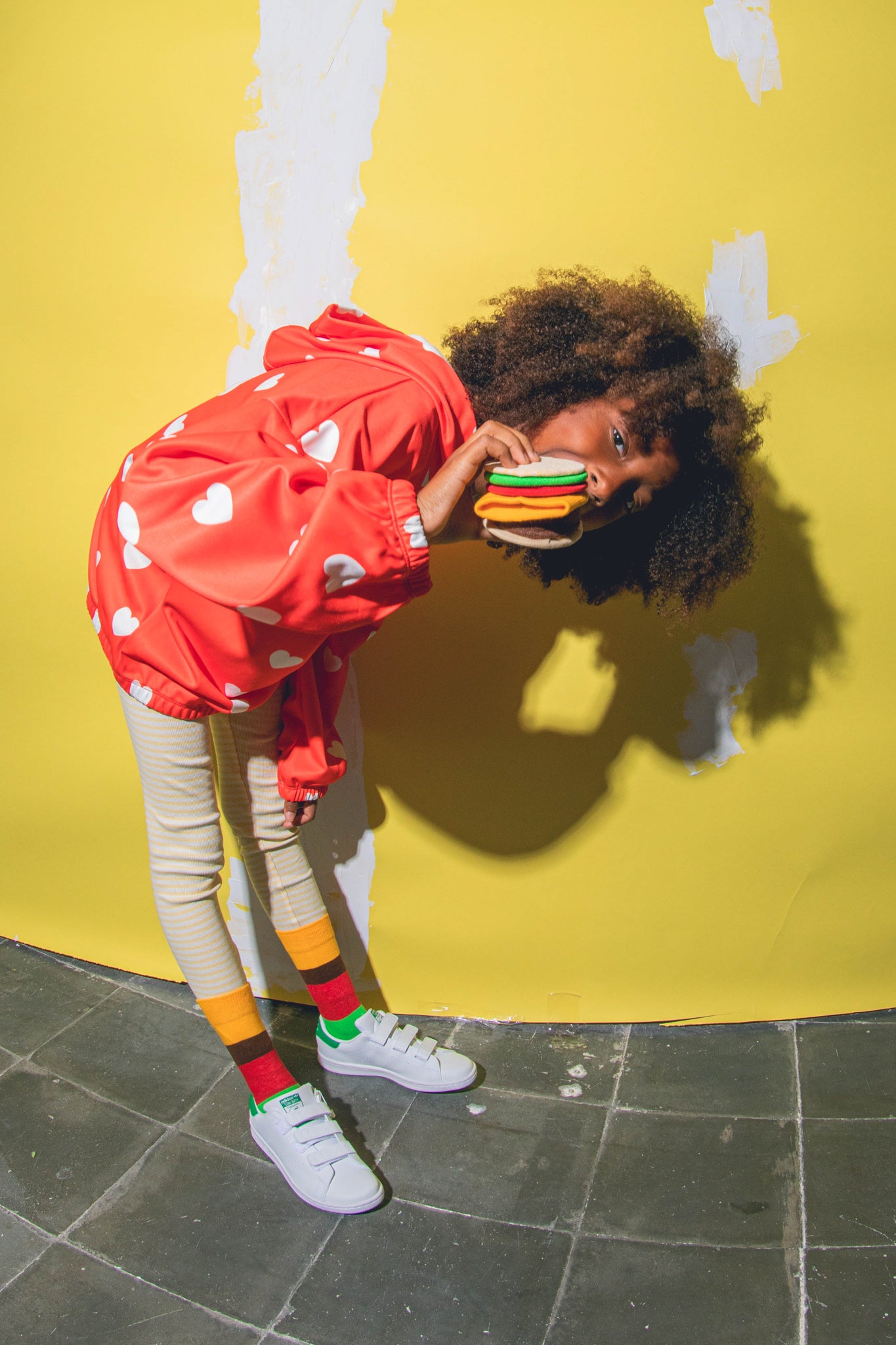 Corape per femije "Cheeseburger"