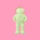 Snow globe Astronaut Medium green