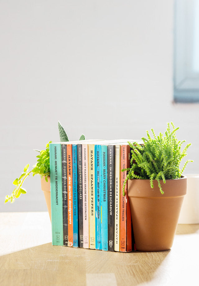 PLANTER BOOKENDS