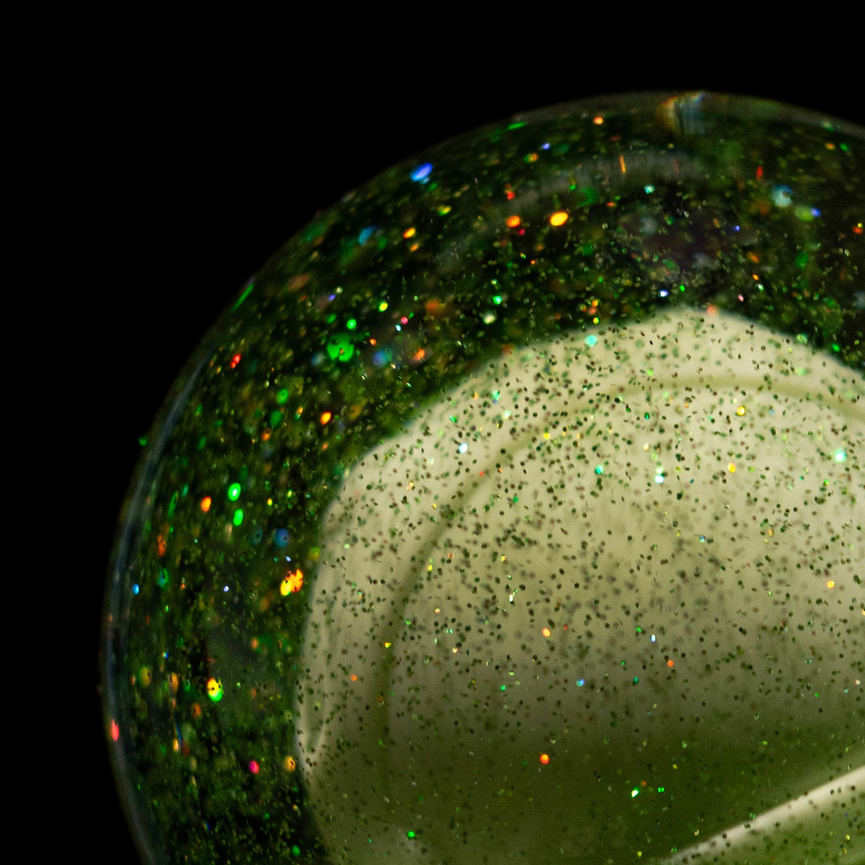 Snow globe Astronaut Medium green