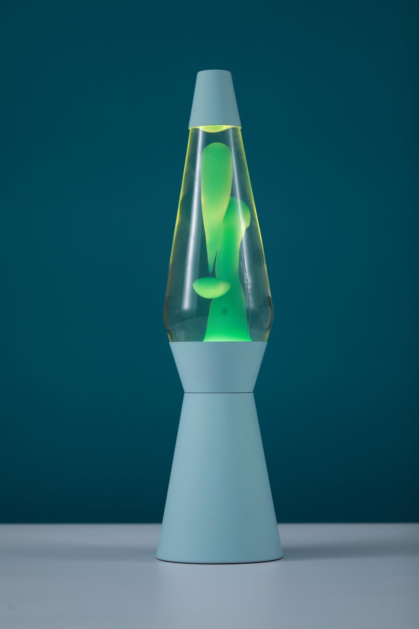 Lava Lamp Green Clear liquid