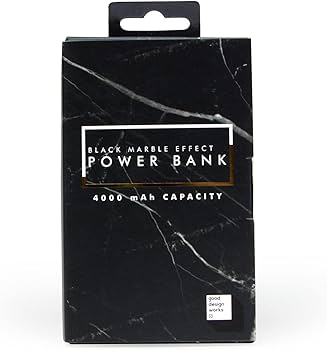 BLACK MARBLE POWER BANK