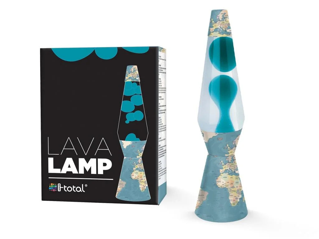 Lava Lamp Blue Map