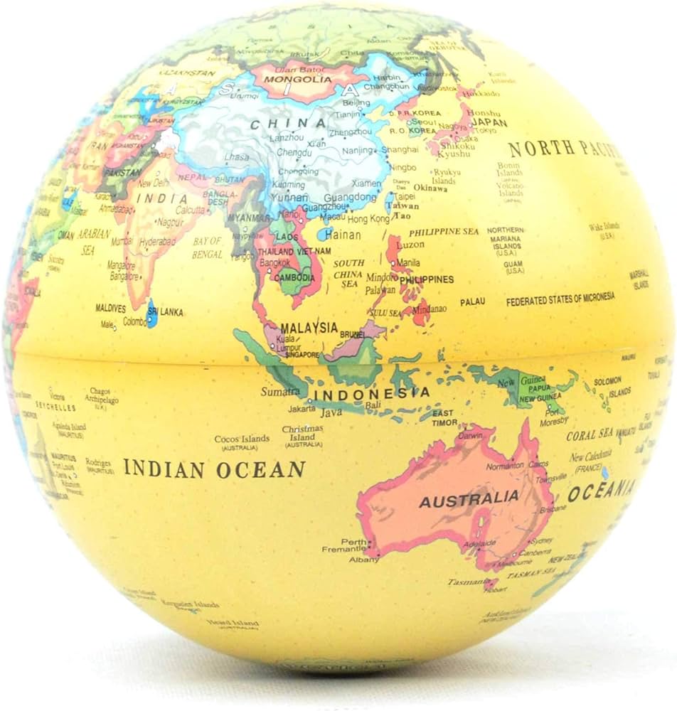 Rotating Globe "Yellow"
