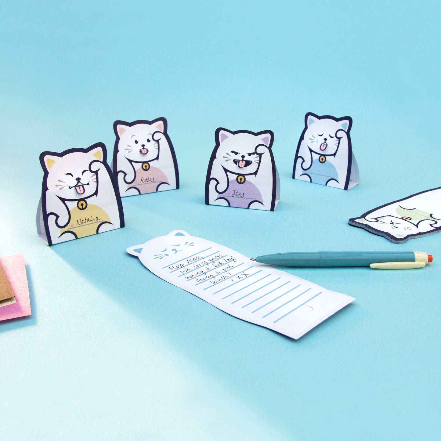 LUCKY CAT MESSAGE PADS