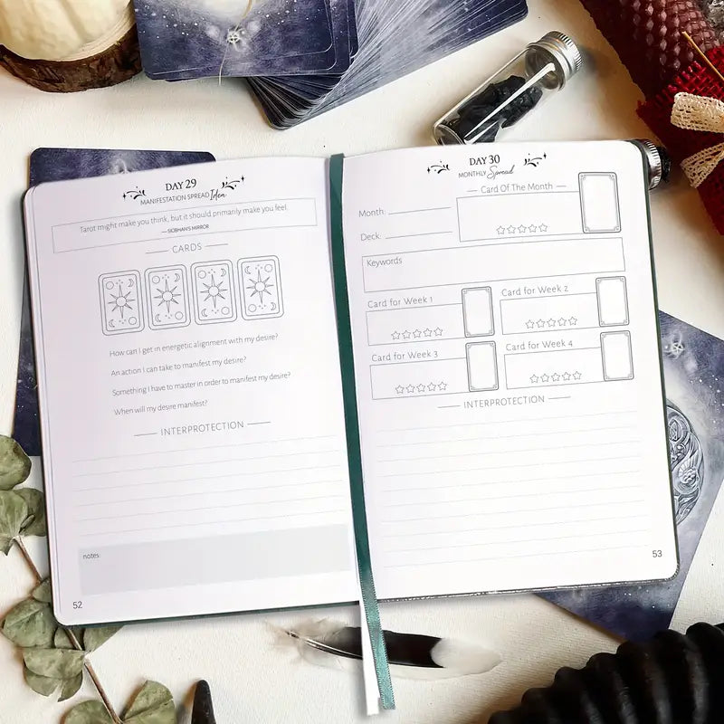 Tarot 30-Day Challenge Journal for Beginners