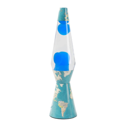 Lava Lamp Blue Map