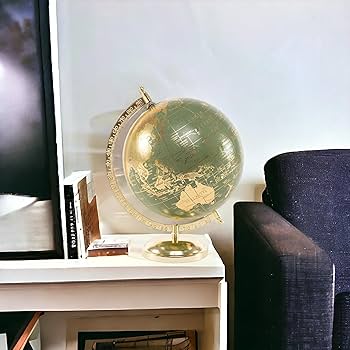 Globe Green and silver