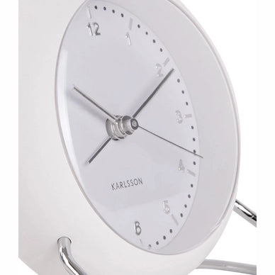 Alarm Clock Val ABS White