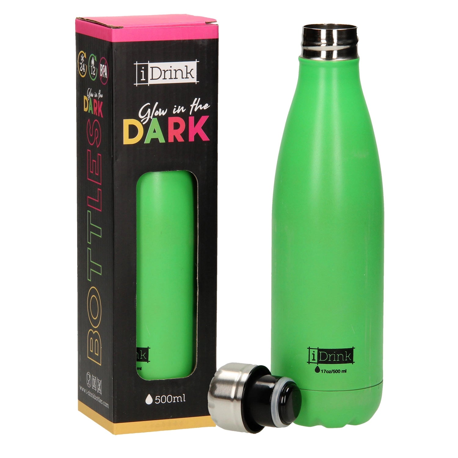Termus GLOW IN THE DARK green 500 ml