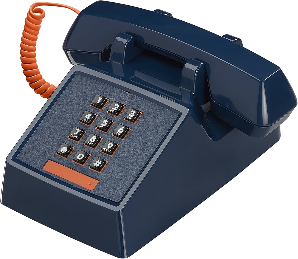 Retro Phone Atlantic Blue