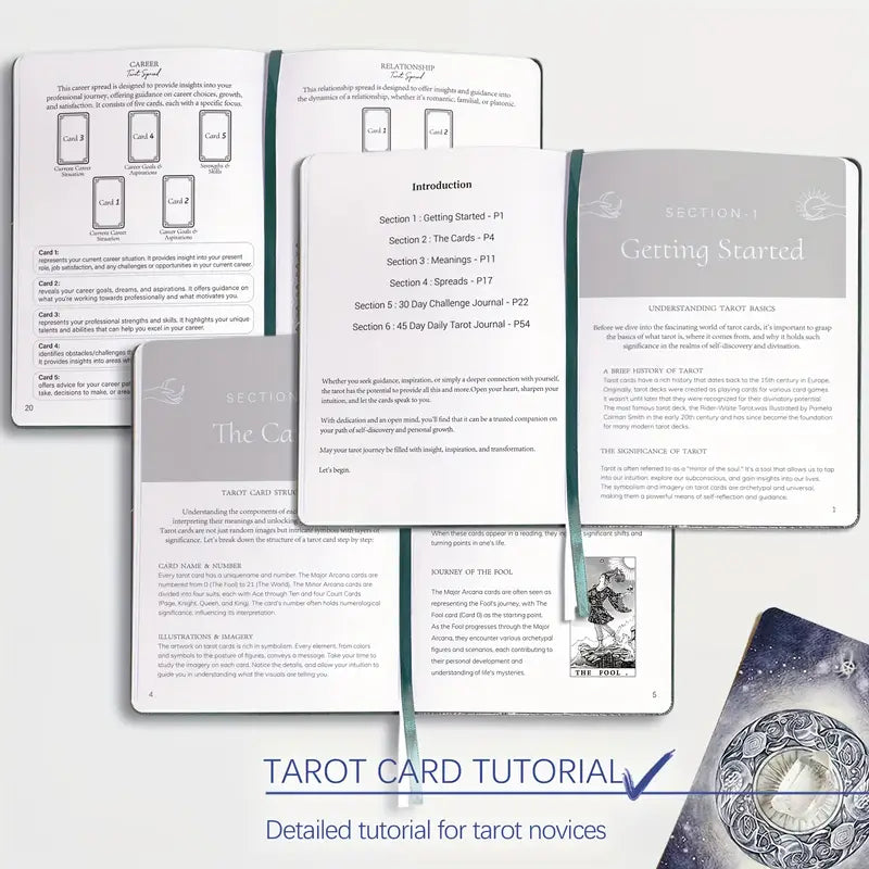 Tarot 30-Day Challenge Journal for Beginners
