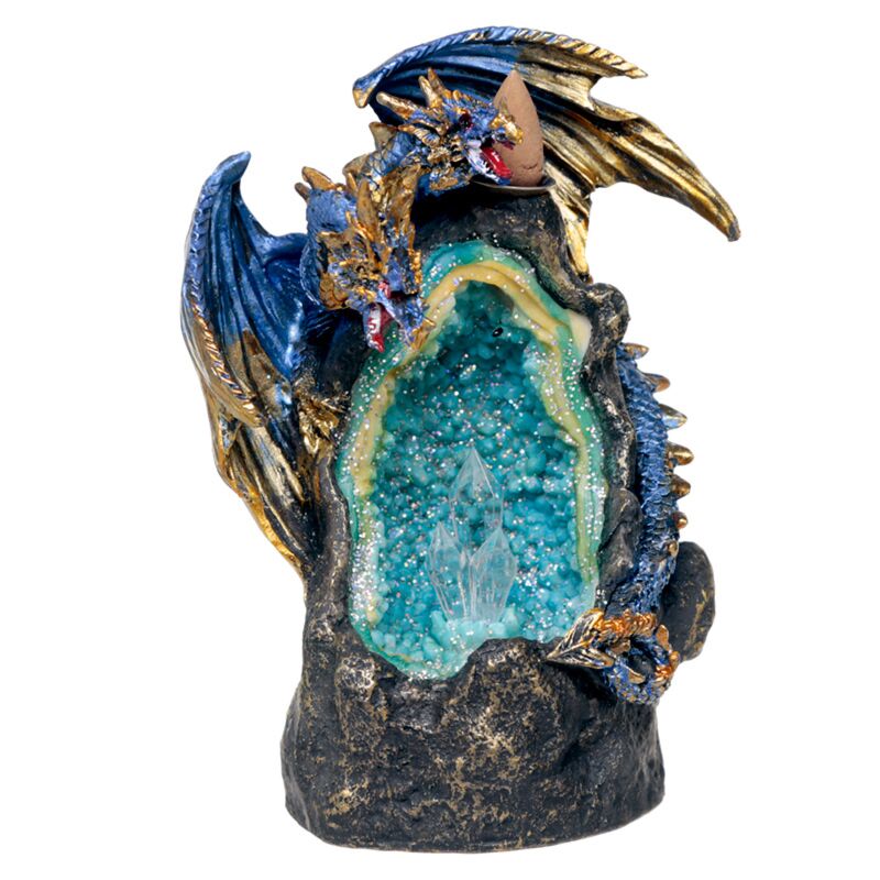 Dragon with Crystal Cave LED incense Burner